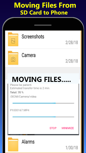 File Move Phone to SD card and A