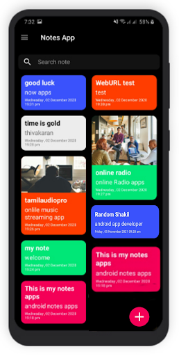 Notes App Screen 2