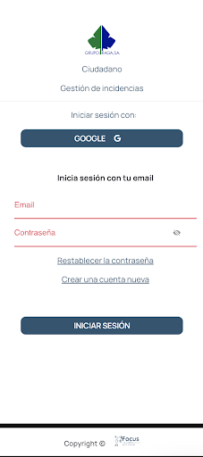 Android application Grupo Raga Ciudadanos screenshort