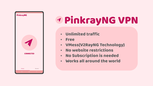 PinkrayNG VPN Proxy App