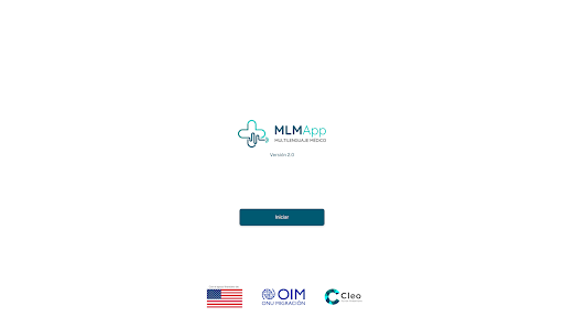 Android application Multilenguaje Médico. MLMApp screenshort