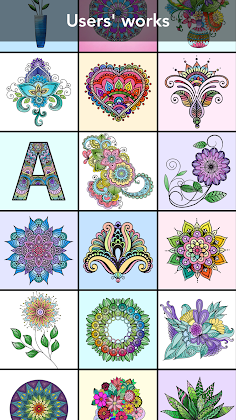 Mandala Coloring Book - Screenshot 1