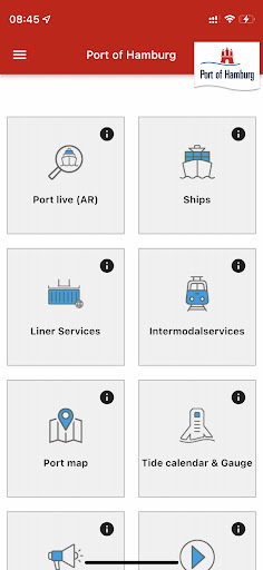 Android application Port of Hamburg (2022) screenshort