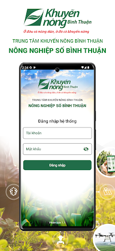 Android application Nông nghiệp số Bình Thuận screenshort