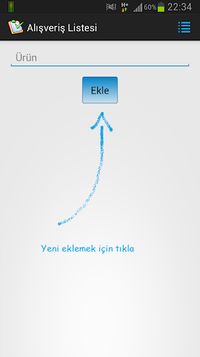 Alışveriş Listesi