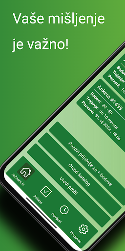 Android application JaZnam.hr screenshort