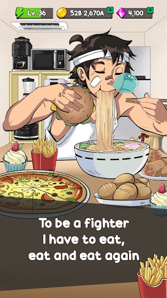 Food Fighter Clicker 1.16.2 APK + Мод (Unlimited money) за Android
