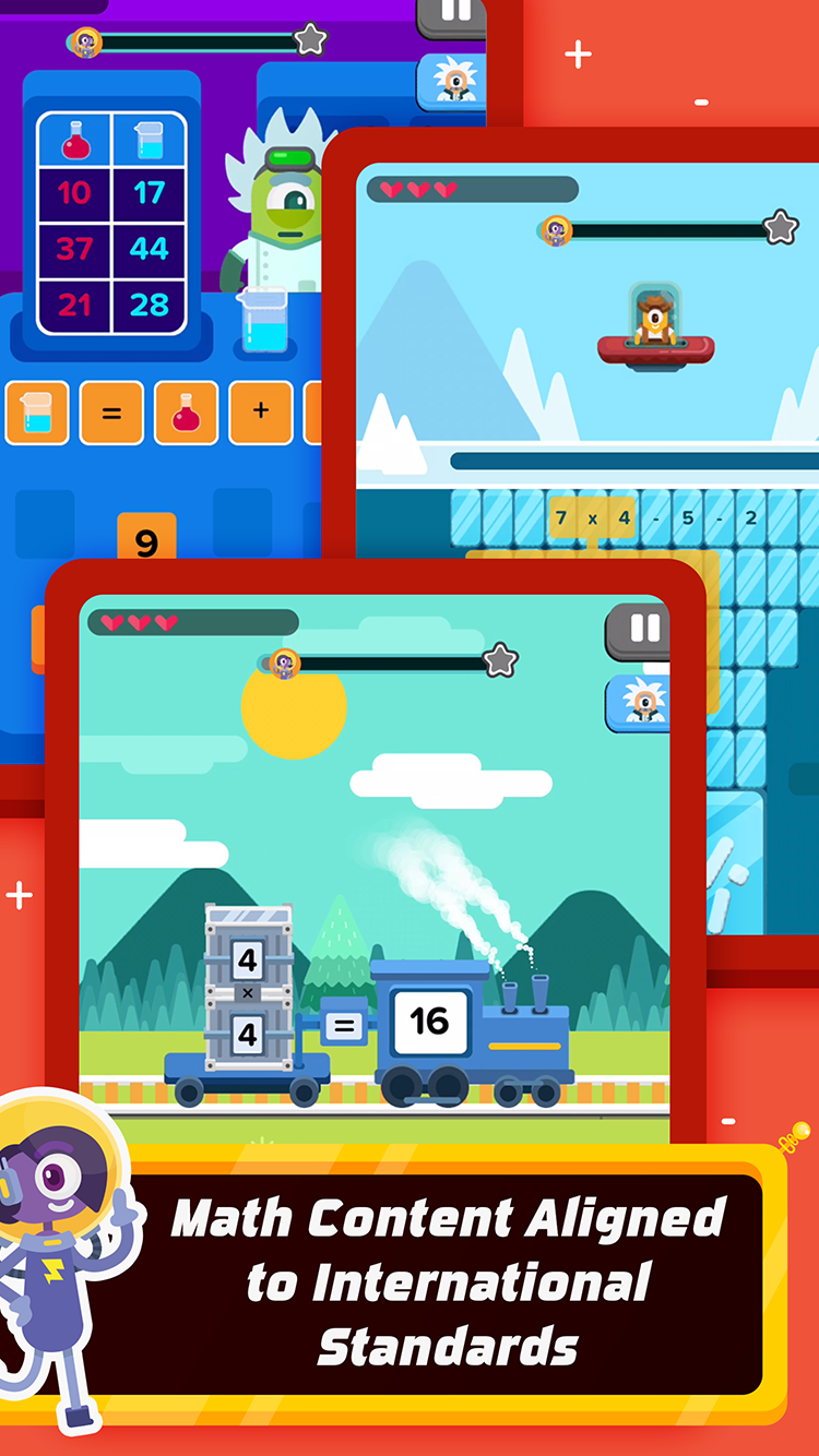 Android application Zapzapmath School : K-6 Games screenshort