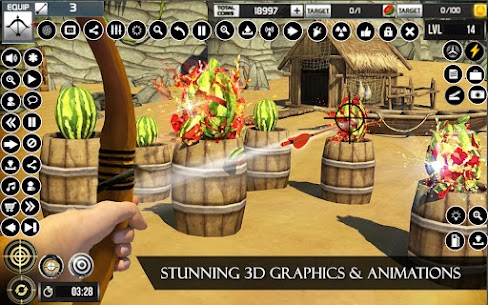 Watermelon Archery Games 3D 2