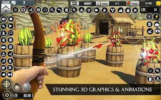 Watermelon Archery Games 3D - Screenshot 1