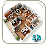 3D House Sketch icon