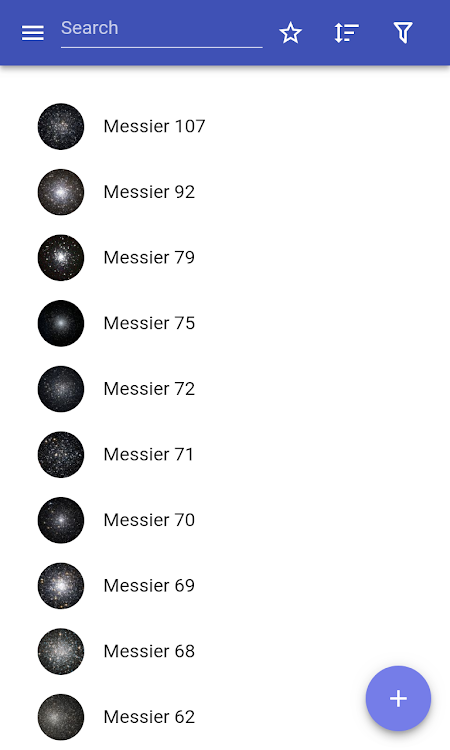 Messier Objects - 82.3.08 - (Android)