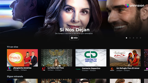 Screenshot of Univision App: Stream TV Shows