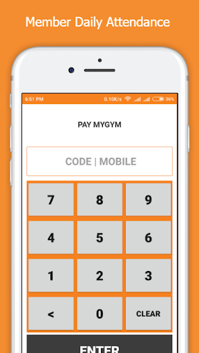PAY MYGYM Screen 2