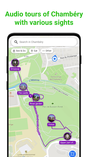 Android application Chambery Tour Guide:SmartGuide screenshort