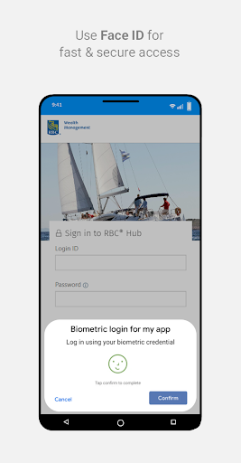 Android application RBC Hub Europe screenshort
