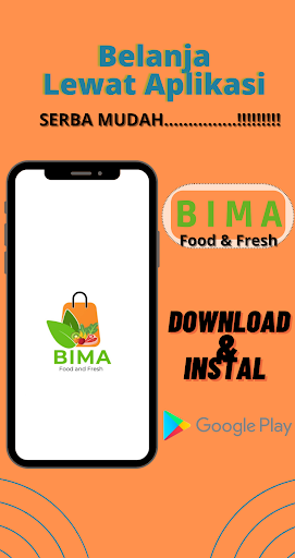 Android application Bima Food And Fresh screenshort