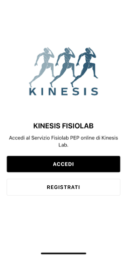 Android application Kinesis Fisio Lab screenshort