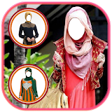 photo montage abaya gown icon