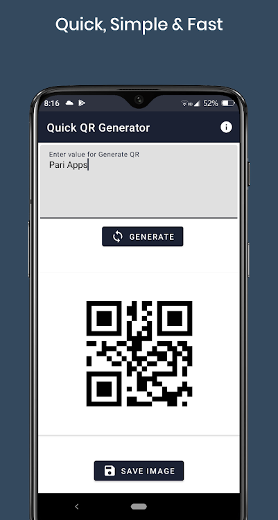 Quick QR Generator - 1.3 - (Android)