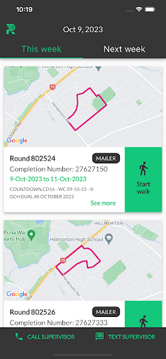 Android application REACHTEAM screenshort