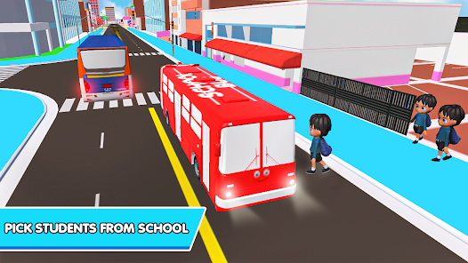 School Bus Simulator Drive 3D  screenshots 14