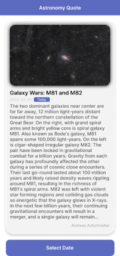 Astronomy Fact Screen 3