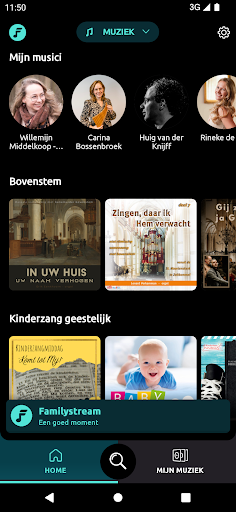 Android application Familystream screenshort