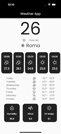 Weather App Screen 3