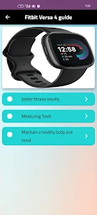 Fitbit Versa 4 guide