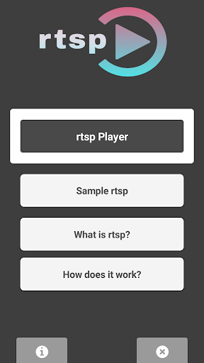 Android application rtsp Player screenshort