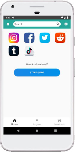 Android application Social Media Video Downloader screenshort