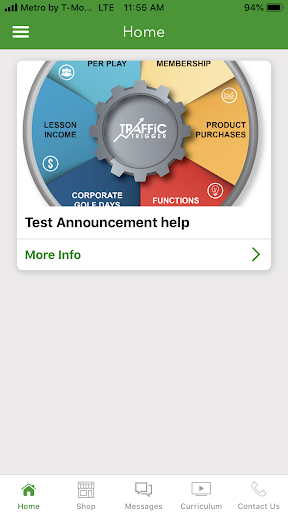 Android application CanGolf screenshort