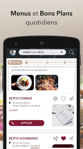 Menu Du Jour MDJ Screen 3