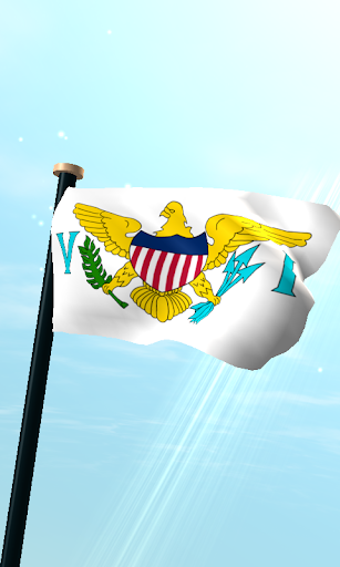 Android application Virgin Islands, US Flag Free screenshort