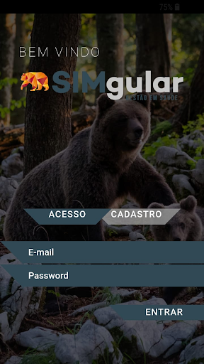 Android application SIMgular screenshort
