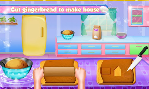 Ginger Bread House Cake Girls Cooking Game 1.0.3 screenshots 1