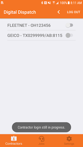 Android application Digital Dispatch screenshort