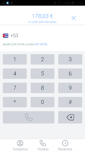 Android application aMundoCuba screenshort