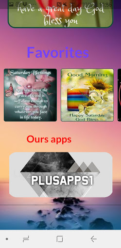 May God Bless your Saturday Screen 2