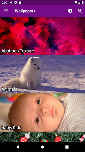 Android application Wallpapers and backgrounds HD screenshort