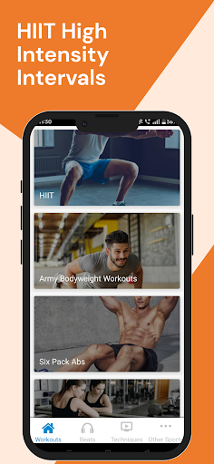 Screenshot of HIIT High Intensity Intervals
