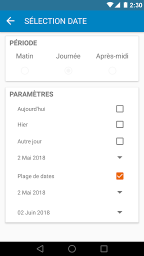 Android application MySpeech Manager screenshort