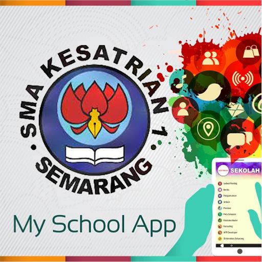 School App SMA Kesatrian 1 Sem  Icon