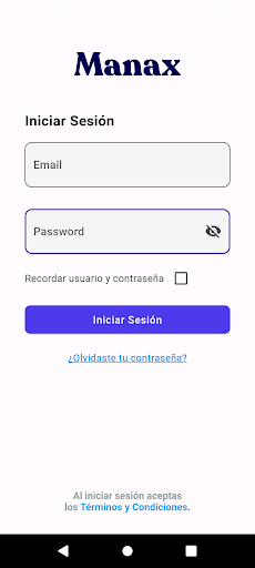 Android application Manax screenshort