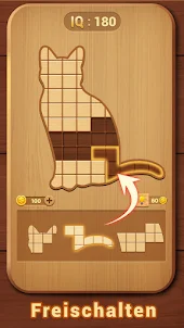 Holzblockpuzzle: Puzzlespiel