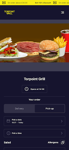 Torpoint Grill Screen 2
