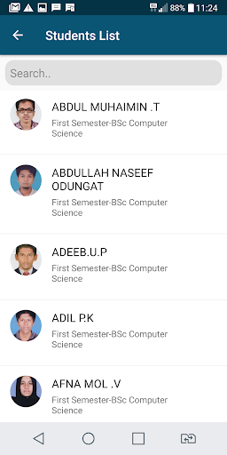 Android application Don Bosco Arts and Science Col screenshort
