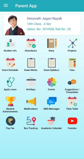 Android application Srividyanikethan, Muppalla screenshort