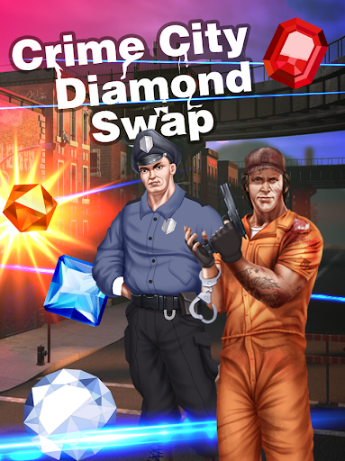 Android application Crime City Diamond Match screenshort